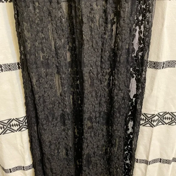 Free People Black Lace Maxi Skirt XS - Picture 5 of 16